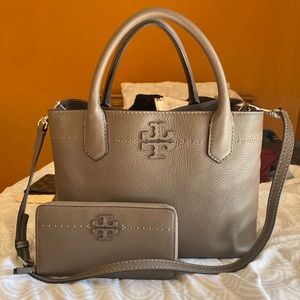 Tory Burch McGraw Tote & Wallet